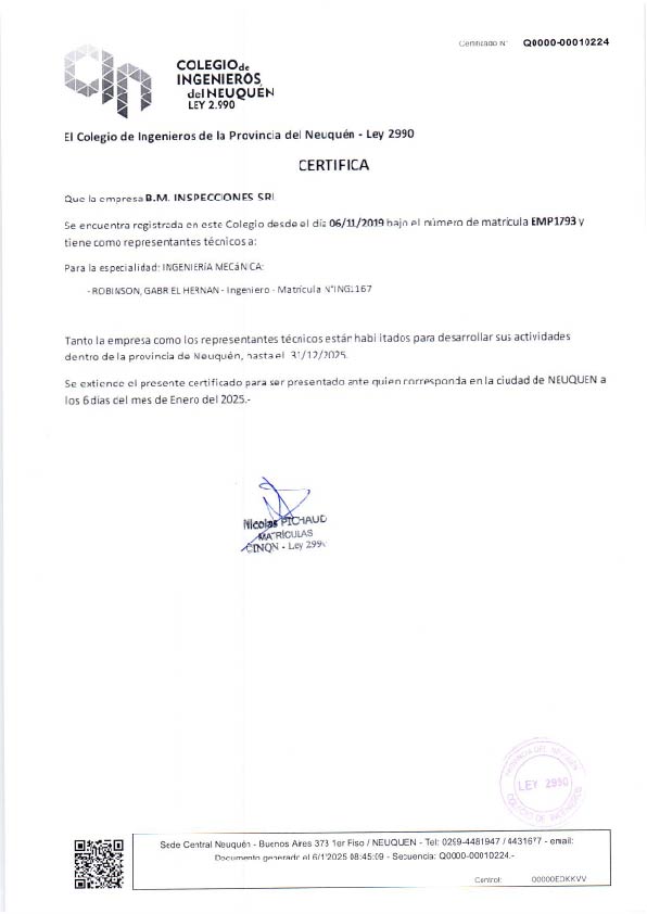 Colegio de Ingenieros del Neuquén